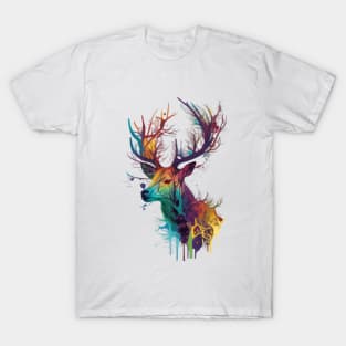 Colorful Deer #2 T-Shirt